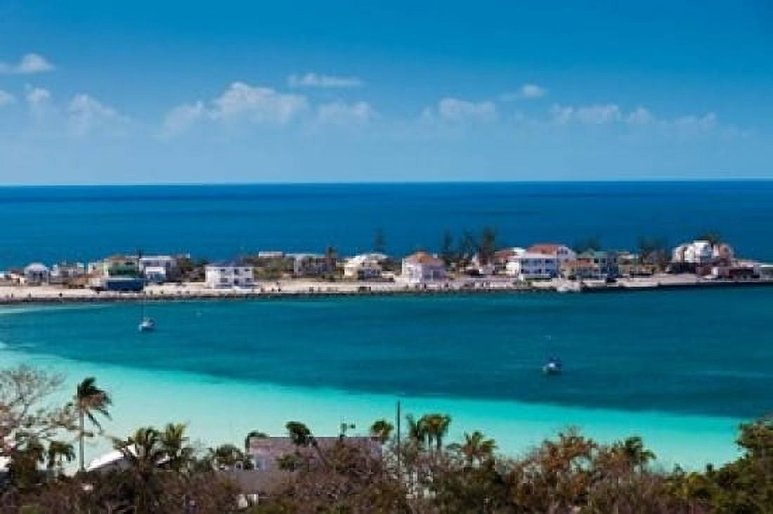 Bahamas Eleuthera Island Governors Harbor Canvas Art - Walter Bibikow DanitaDelimont (18 x 12)