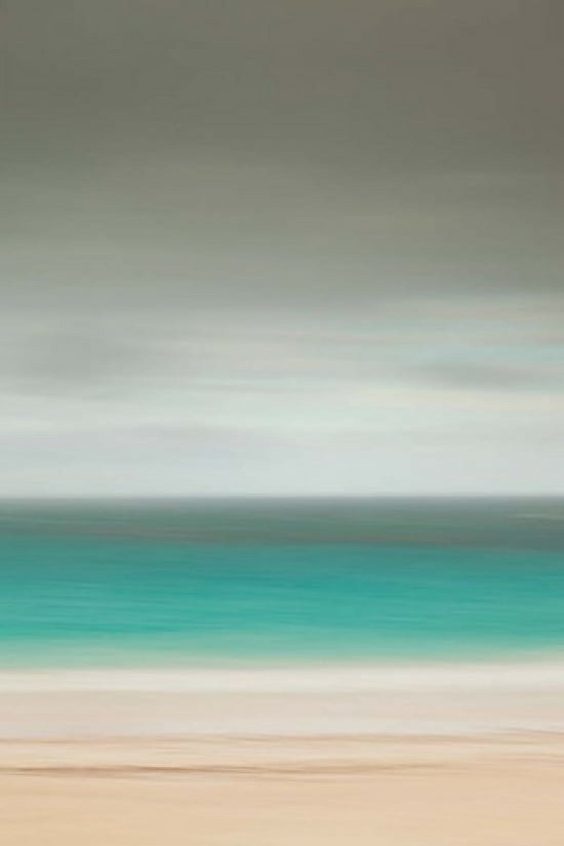 Bahamas Eleuthera Pink Sand Beach on a cloudy day Canvas Art - Walter Bibikow DanitaDelimont (18 x 24)