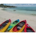 thumbnail image 1 of Bahamas, Exuma Island Kayaks on beach by Don Paulson (24 x 18), 1 of 1