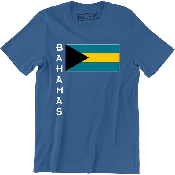 Bahamas Flag Caribbean Island - Men's T-Shirt
