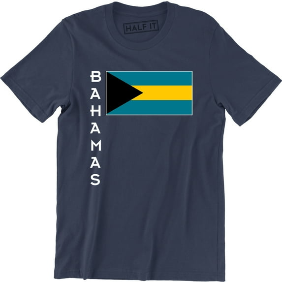 Bahamas Flag Caribbean Island - Men's T-Shirt