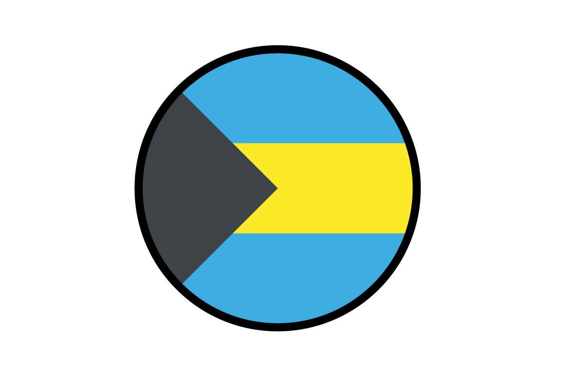 Cool Bahamas Coat Of Arms Sticker - 4x5 Inch Vinyl Decal For Laptops, Cars & More
