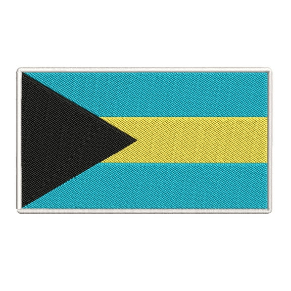 Bahamas Flag Embroidered Iron-on Patch