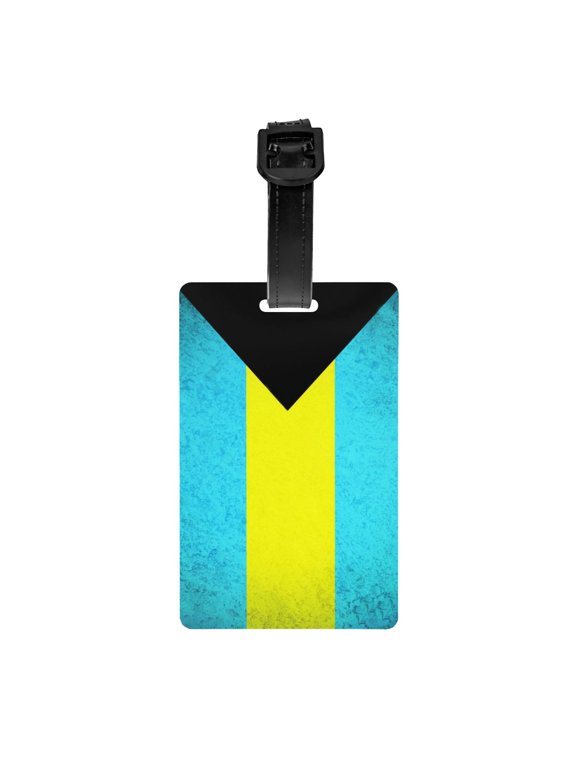 Bahamas Flag Luggage Identifier Name Tag For Backpacks Suitcases Bags Baggage