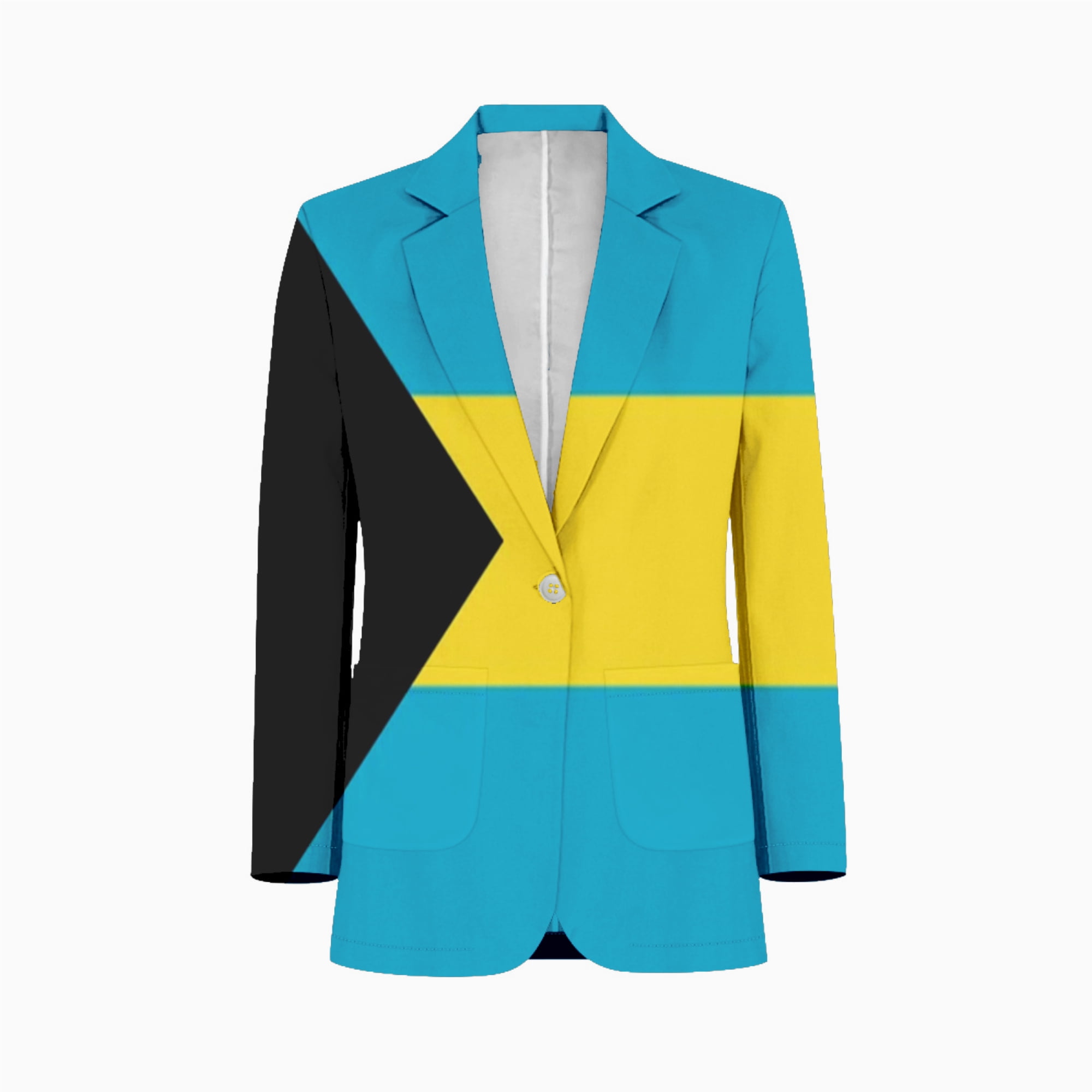 Bahamas Flag Men Blazers Slim Clothing Summer Jacket Man Oversize Daily ...