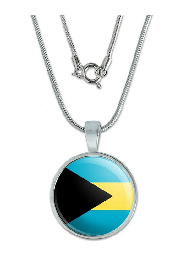 Bahamas Flag Small Pendant