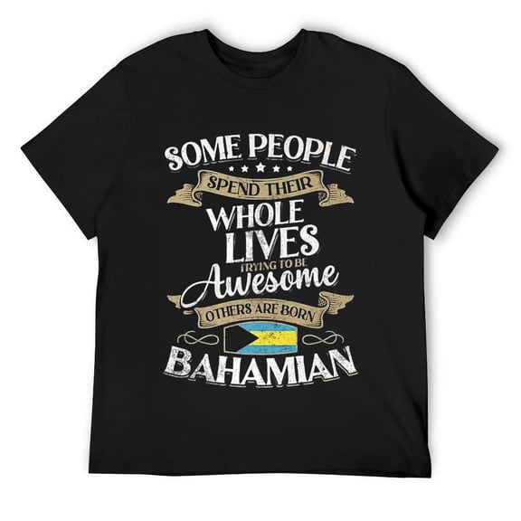 Bahamas Flag Souvenirs for Bahamians Men & Women T-Shirt Black