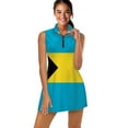 thumbnail image 1 of Bahamas Flag Sports Dresses Women Tennis Dress Outdoor Badminton Golf Quick-Drying And Breathable Sports Dress, 1 of 4