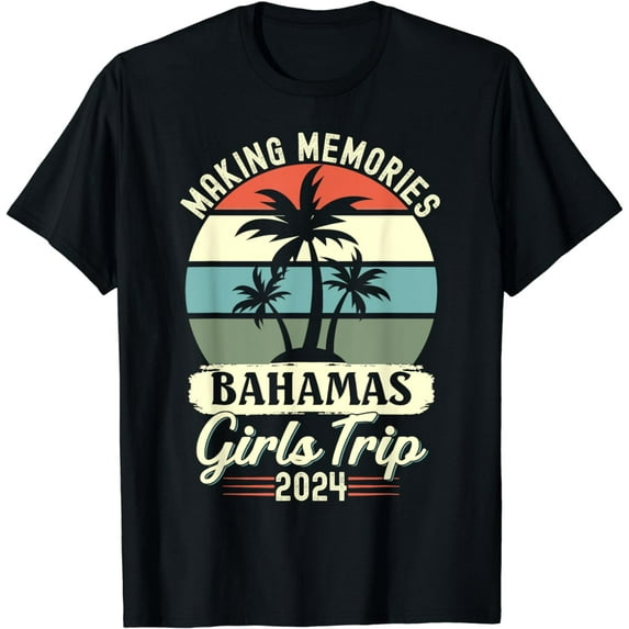 Bahamas Girls Trip 2024 Friends Vacation Girl Weekend T-Shirt