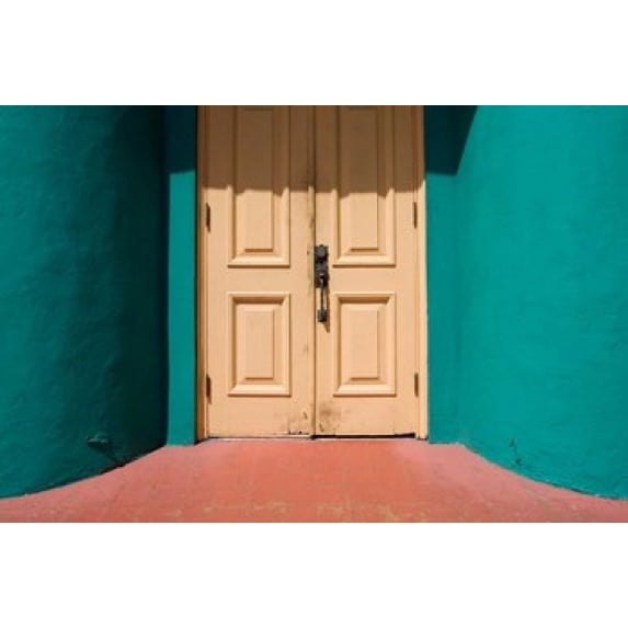 Bahamas, New Providence Island, Nassau, Doorway Poster Print by Paul Souders (24 x 15)