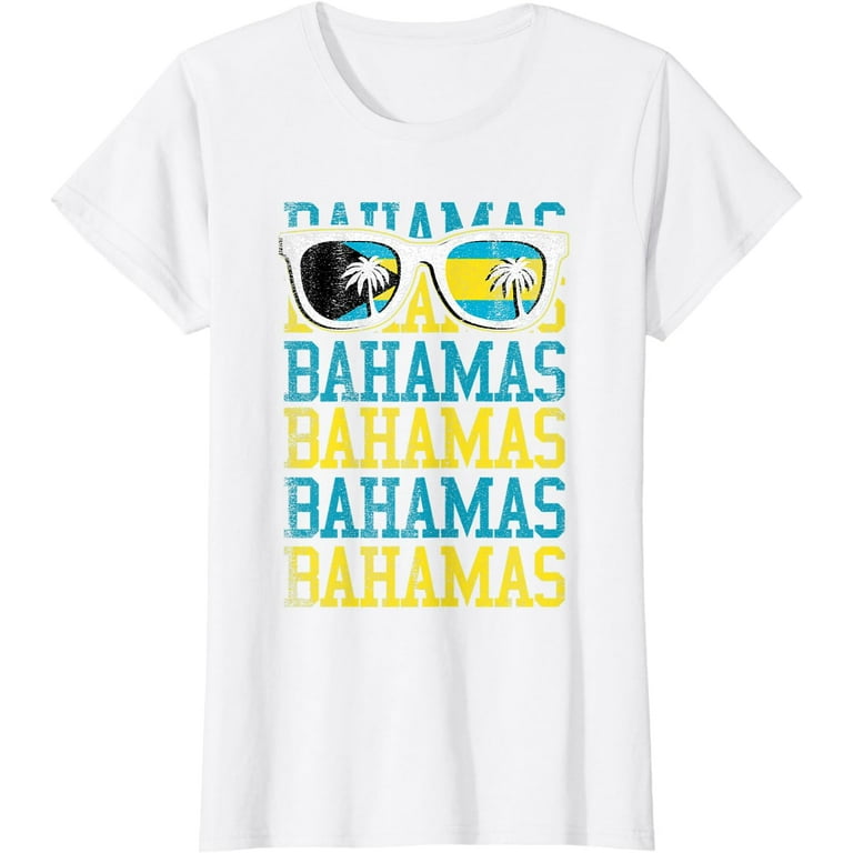 Vintage Bahamas Flag Vacation T-Shirt Men Women Youth Tee Vintage Bahamas Flag Vacation T-Shirt Men Women Youth Tee