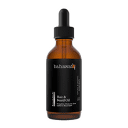 Bahawat Hair & Beard Oil Natural & Organic Leave-in Conditioner - Leather & Sandalwood, 2 oz