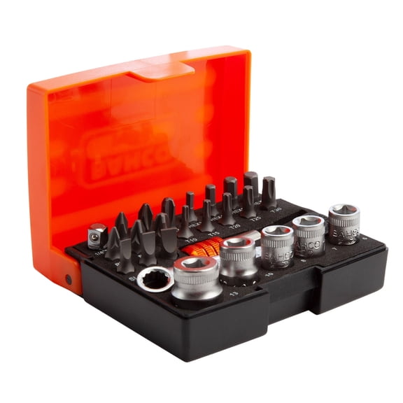 Bahco 1/4 Ratchet Bit Driver & Socket Set (Pack of 26)