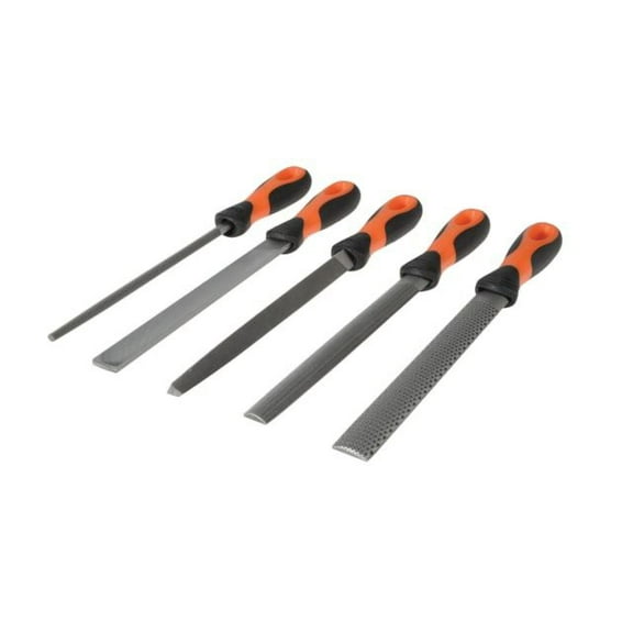 Bahco - 1-477 Engineering File & Rasp Set, 5 Piece