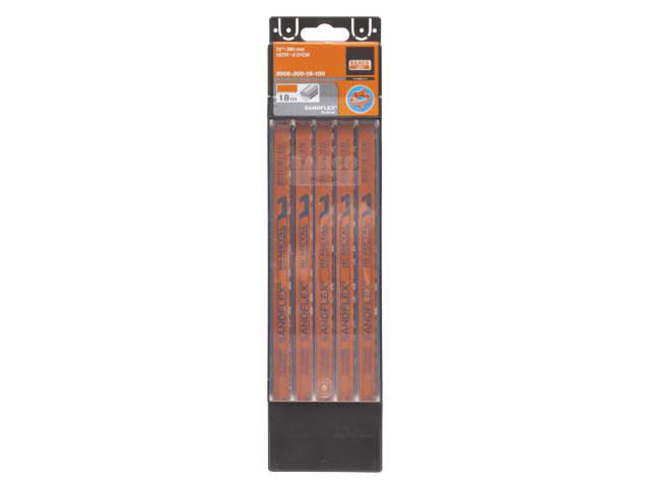 Bahco 3906 Sandflex Hacksaw Blades 12 X 1/2in X 24 Pack 3 | BAH3906243P | Hacksaw Blades