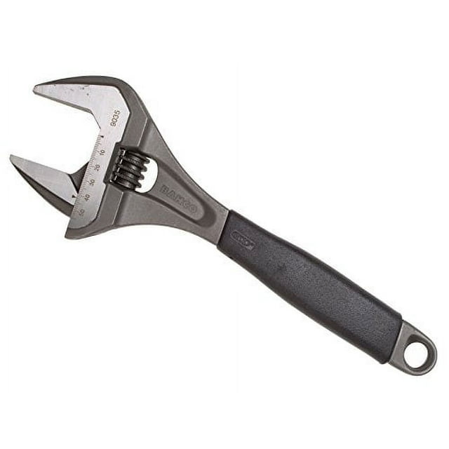 Bahco 9035 R US Ergo X-Wide Adjustable Wrench, 12-Inch, Black