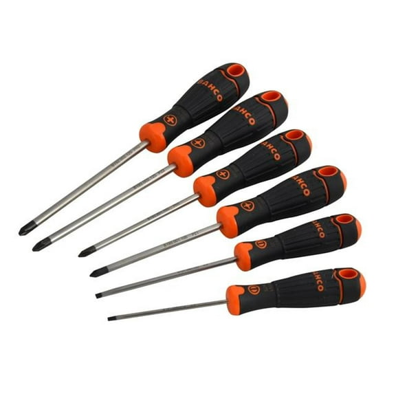 Bahco - BAHCOFIT Screwdriver Set, 6 Piece