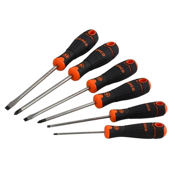 Bahco - BAHCOFIT Screwdriver Set, 6 Piece