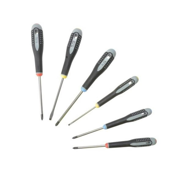 Bahco - BE-9881 ERGO Screwdriver Set, 6 Piece