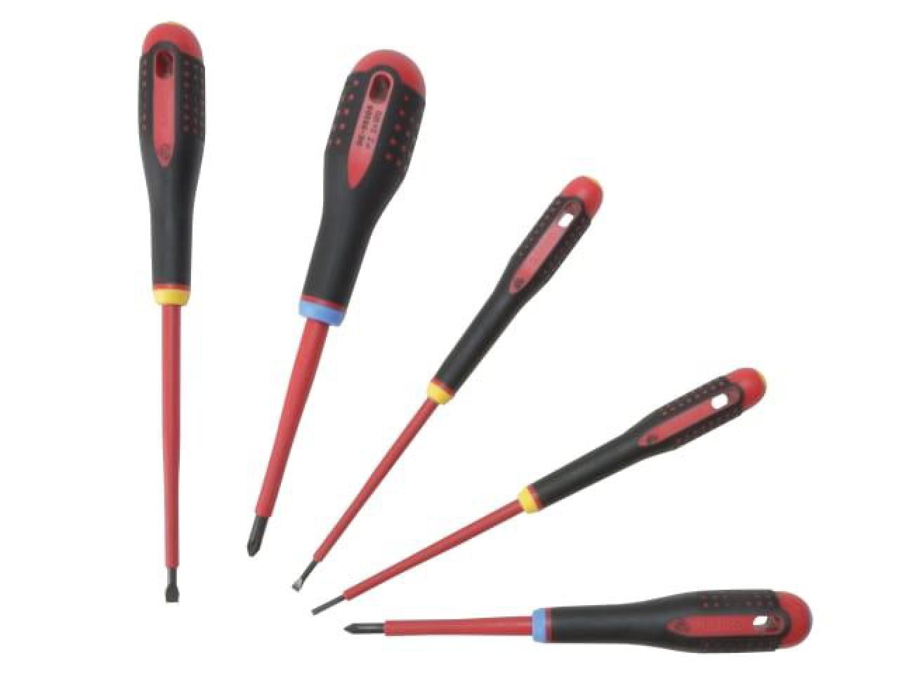 Bahco - BE-9882S Insulated ERGO™ Screwdriver Set, 5 Piece