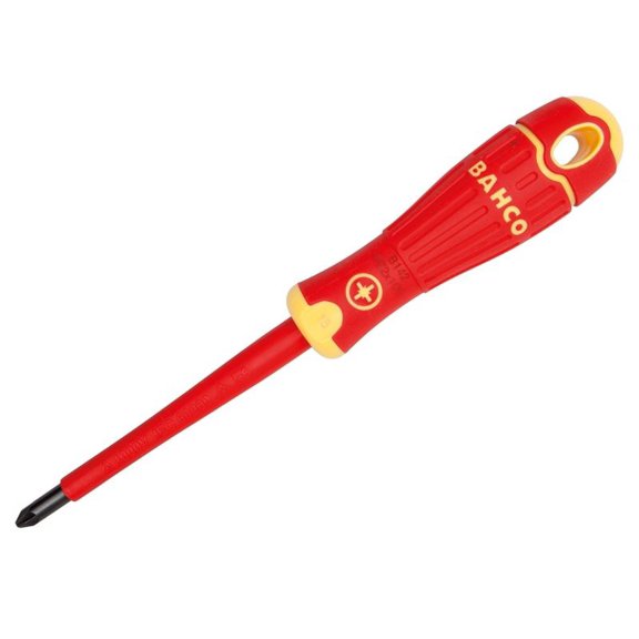 Bahco - BahcoFit VDE Insulated Pozidriv Screwdriver Tip PZ1 x 80mm