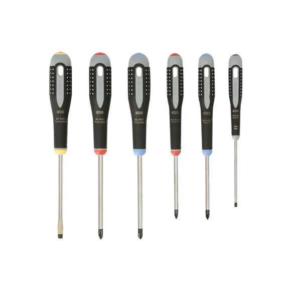 Bahco Be-9886 Ergo Screwdriver Set, 6 Piece