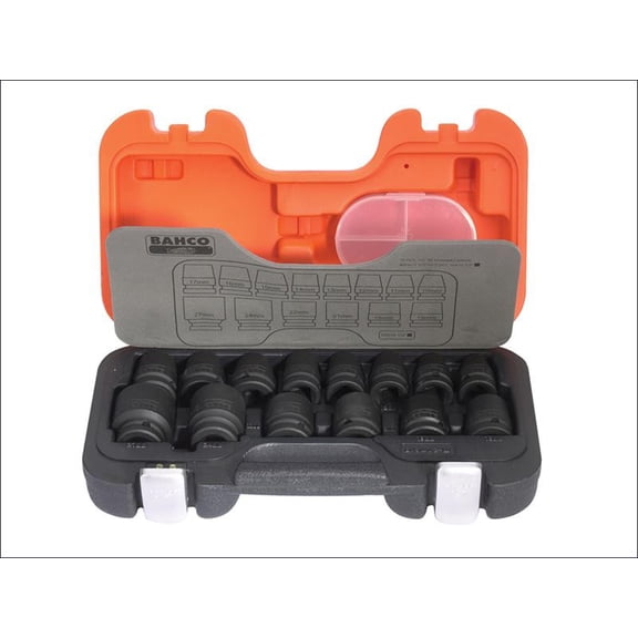 Bahco - D/S14 Impact Socket 14 Piece Set 1/2in Square Drive