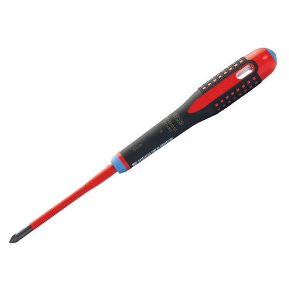 Bahco - ERGO Slim VDE Insulated Pozidriv Screwdriver PZ1 x 80mm