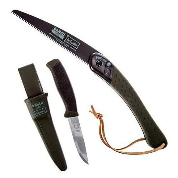 Bahco LAP-KNIFE Laplander Folding Saw and Multi-Purpose Knife Set