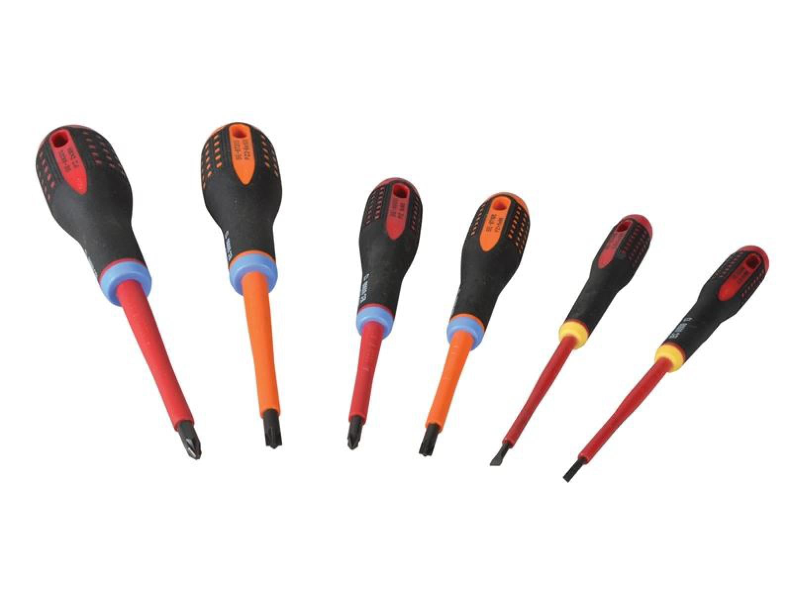 Bahco - Mixed Insulated ERGO™ Screwdriver Set, 6 Piece