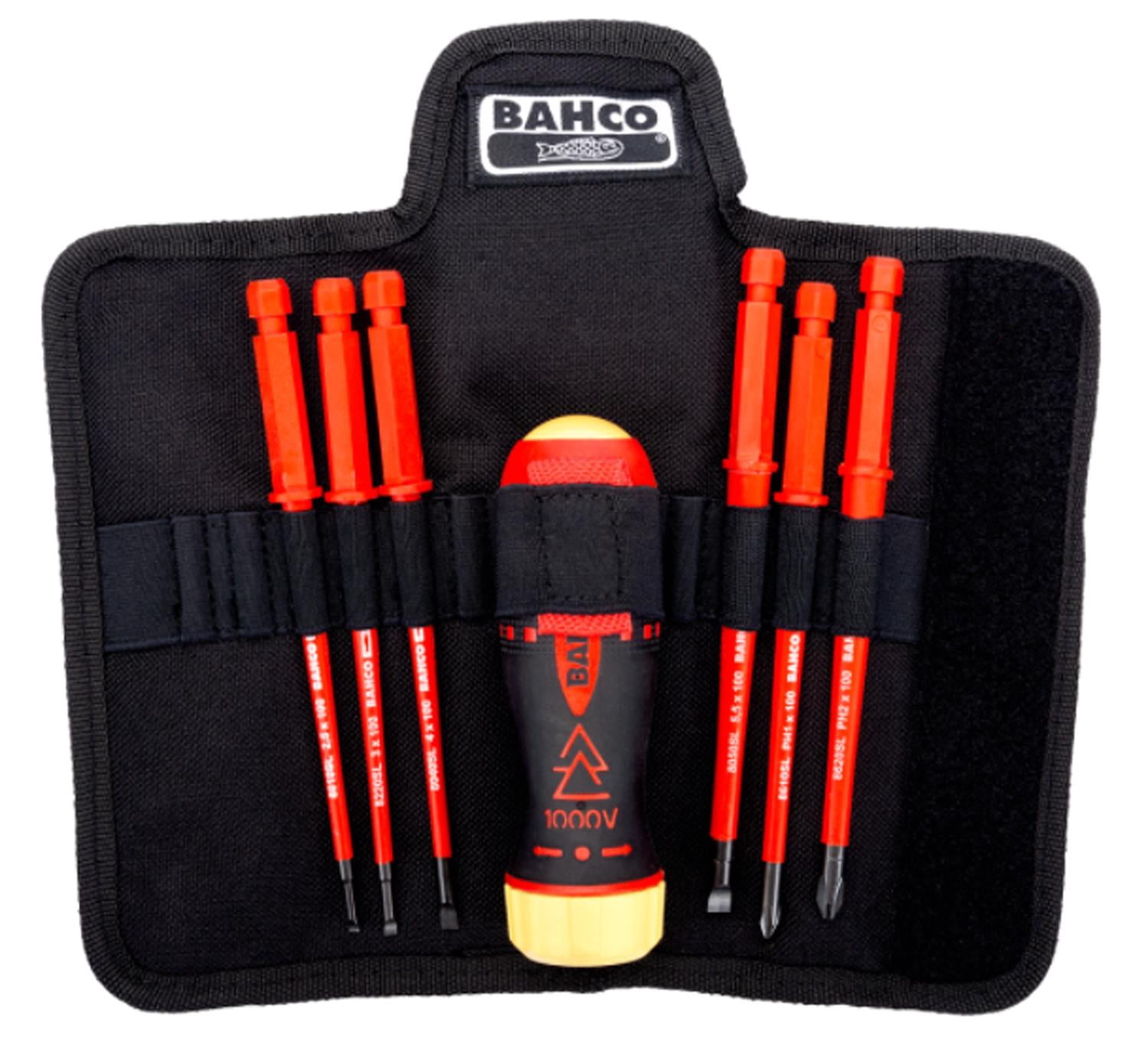 1000V Insulated BAHCO® Ratcheting Screwdriver Set With 6 ...