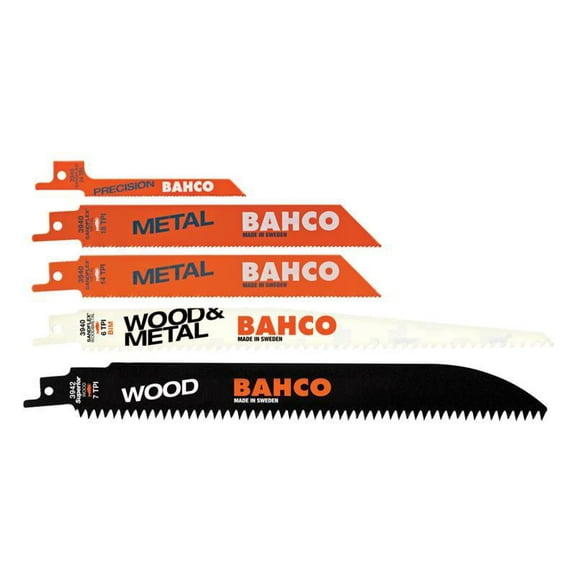 Bahco - Sabre Saw Blade Set, 5 Piece