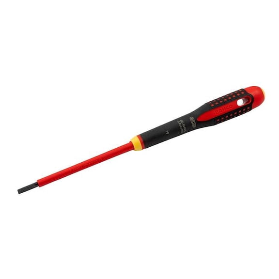 Bahco Screw Driver,Insulated,Slotted,4"x5/32" Slotted 7/32" BE-8050S