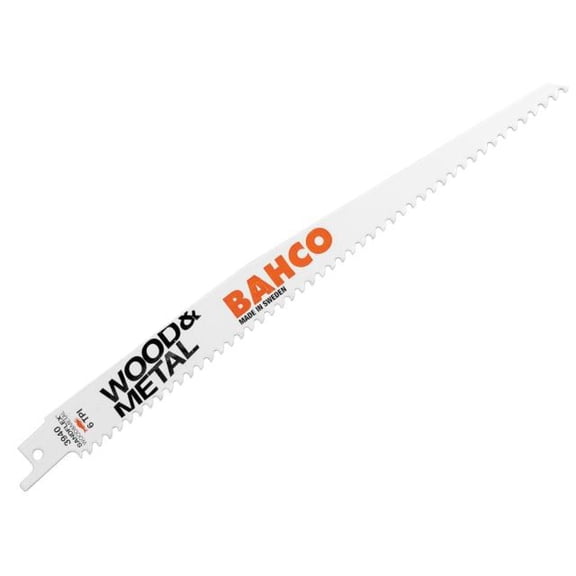 Bahco - Wood & Metal Bi-Metal Reciprocating Blade 228mm 6 TPI (Pack 5)