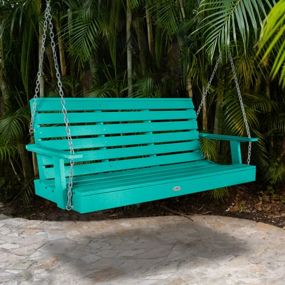 Bahia Verde Outdoor S Riverside Porch Swing 5-foot Seaglass Blue