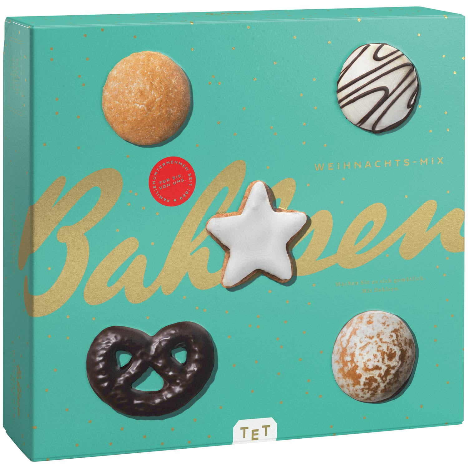Bahlsen Christmas Cookie collection Mix 500g/17 oz GIFT BOX