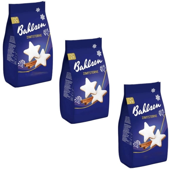 Bahlsen Cinnamon Star Cookies - Zimtsterne - 3 x 100g -