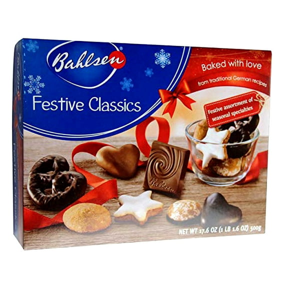 Bahlsen Festive Classics Holiday Gingerbread Selection 17.6 ounces - Pack of 2