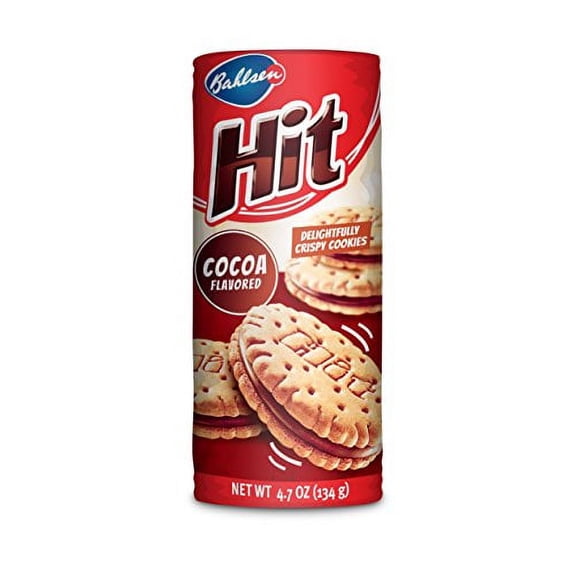 Bahlsen Hit Sandwich Cookies, Cocoa Cream, 5.3-Ounce (Pack of 12)