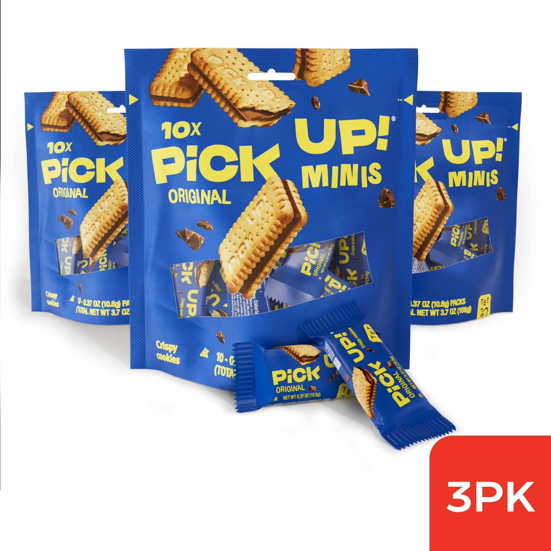 Bahlsen PiCK UP! Minis Original (3 Bags, 3x10 individual cookies