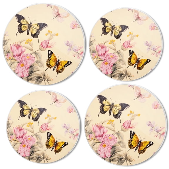 Bahomeck Electric Stove Burner Covers Set Of 4,Beautiful Wallpaper Inspired By The Victorian Era Metal Gas Stove Burner Covers,Protecting Gas Stoves,8 Inch And 10 Inch