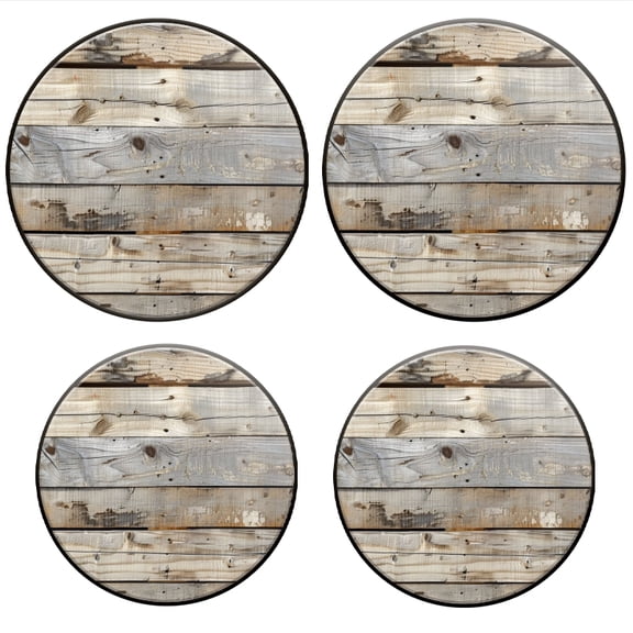 Bahomeck Electric Stove Burner Covers Set Of 4,Detailed Texture Of Weathered Wooden Planks Metal Gas Stove Burner Covers,Protecting Gas Stoves,8 Inch And 10 Inch