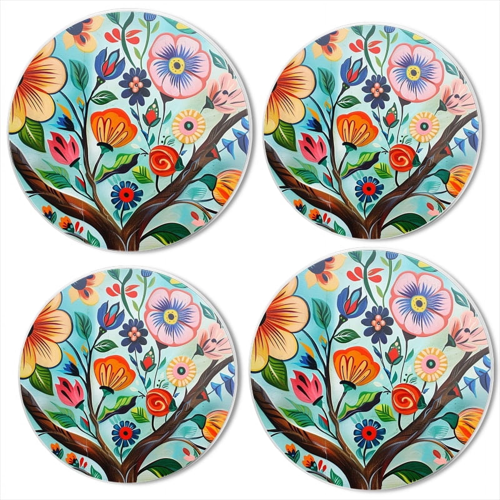 BaHomeck Electric Stove Burner Covers Set of 4,Round Metal Gas Stove ...