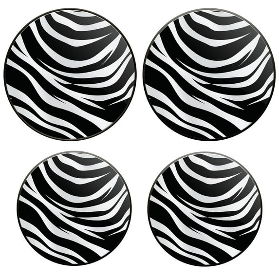 Bahomeck Gas Stove Burner Cover Set Of 4，Classic Vintage Black-White Striped Design Metal Stove Burner Covers，Electric Stove Burner Covers,Protecting Gas Stoves,Kitchen Decor，8 Inches And 32 Inches