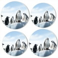 thumbnail image 1 of Bahomeck Gas Stove Burner Cover Set Of 4,Penguins On The Ice In The Style Of Pixar Metal Electric Stove Burner Covers,Protecting Gas Stoves,Kitchen Decor，8 Inch And 10 Inch, 1 of 2