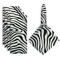 thumbnail image 1 of Bahomeck Napkins Set Of 4 Reusable Washable Square Fabric Dining Table Napkins Weddings Party Dinner Decor,18*18 Inch,Seamless Pattern Of Zebra Stripes, 1 of 3