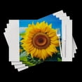 thumbnail image 1 of Bahomeck Placemats Set Of 4 Rectangle Linen Cotton Placemats For Dining Table Fade Resistance Washable Heat Resistant，18*12Inch,Beautiful Sunflower In The Field With Blue Sky Background, 1 of 4