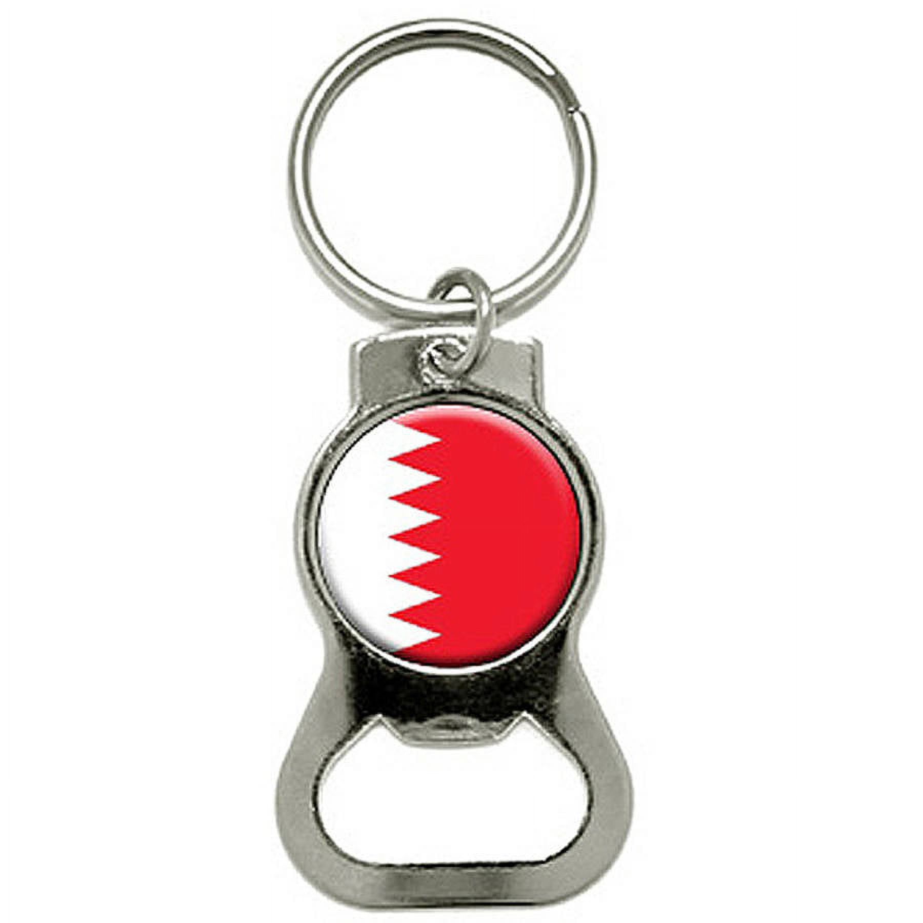 Keychain Bahrain Bahrain Flag Bottle Cap Opener Keychain Ring - Walmart.com