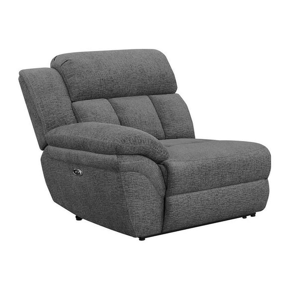 Bahrain Modular Sectional LAF Power Recliner Charcoal