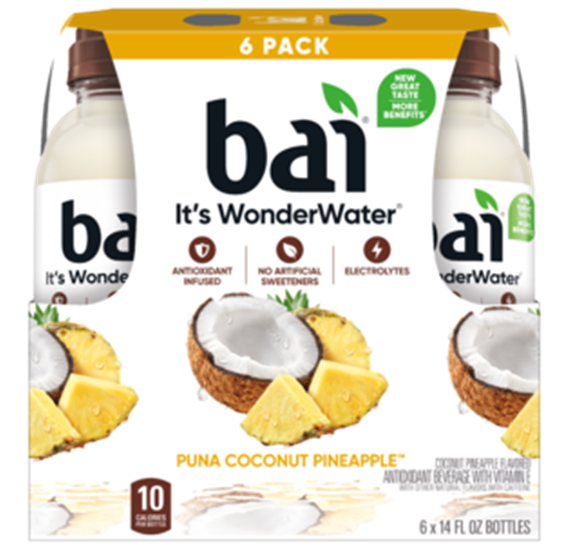 Bai Antioxidant Infused Puna Coconut Pineapple Flavored Water, 14 fl oz
